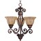 Maxim Lighting Symphony 3-Light 19" Wide Oil Rubbed Bronze Chandelier 11235SAOI - alternate 1